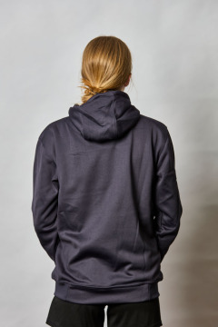 Kids navy hoodie back