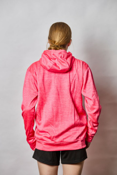 Kids pink hoodie back