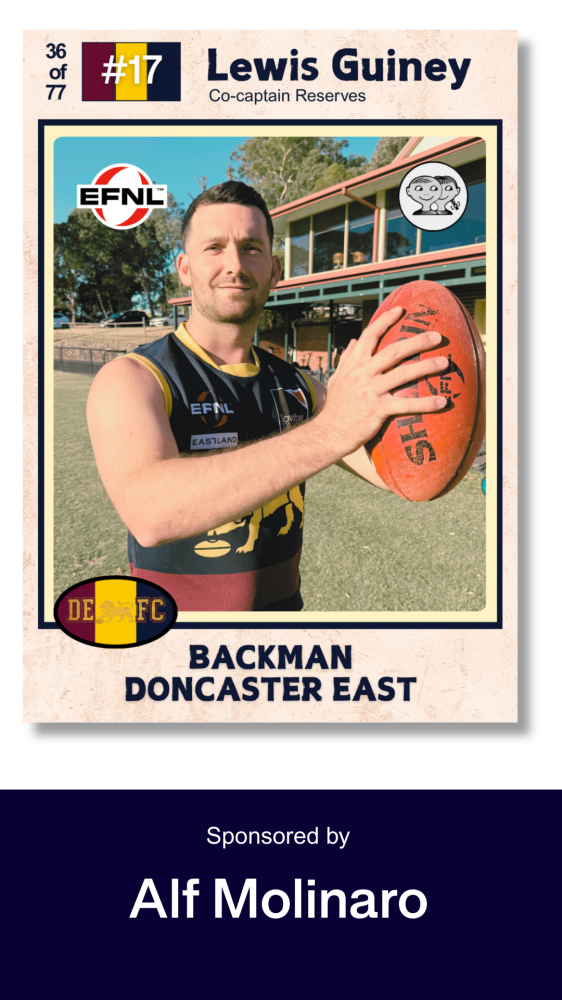 Lewis Guiney #17 Co-Captain