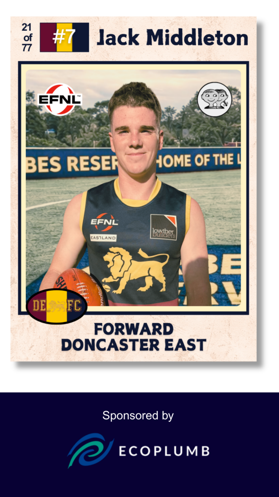 Jack Middleton #7 Co-Captain