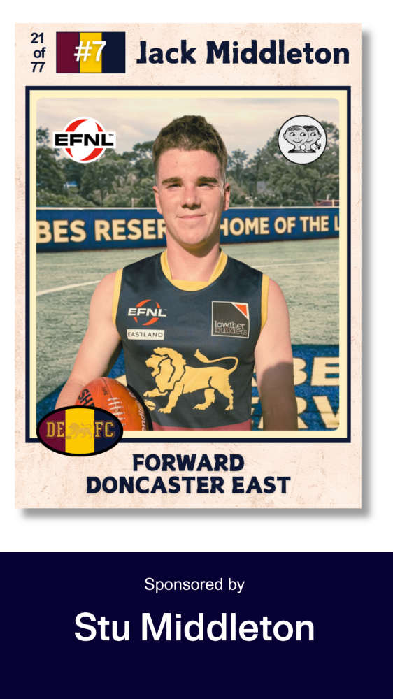 Jack Middleton #7 Co-Captain